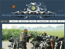 Tablet Screenshot of harley-davidson-hangout.com